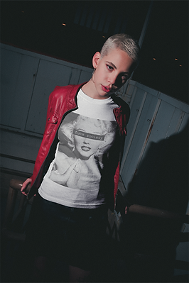 Marilyn Monroe F*ck Society Graphic Tee