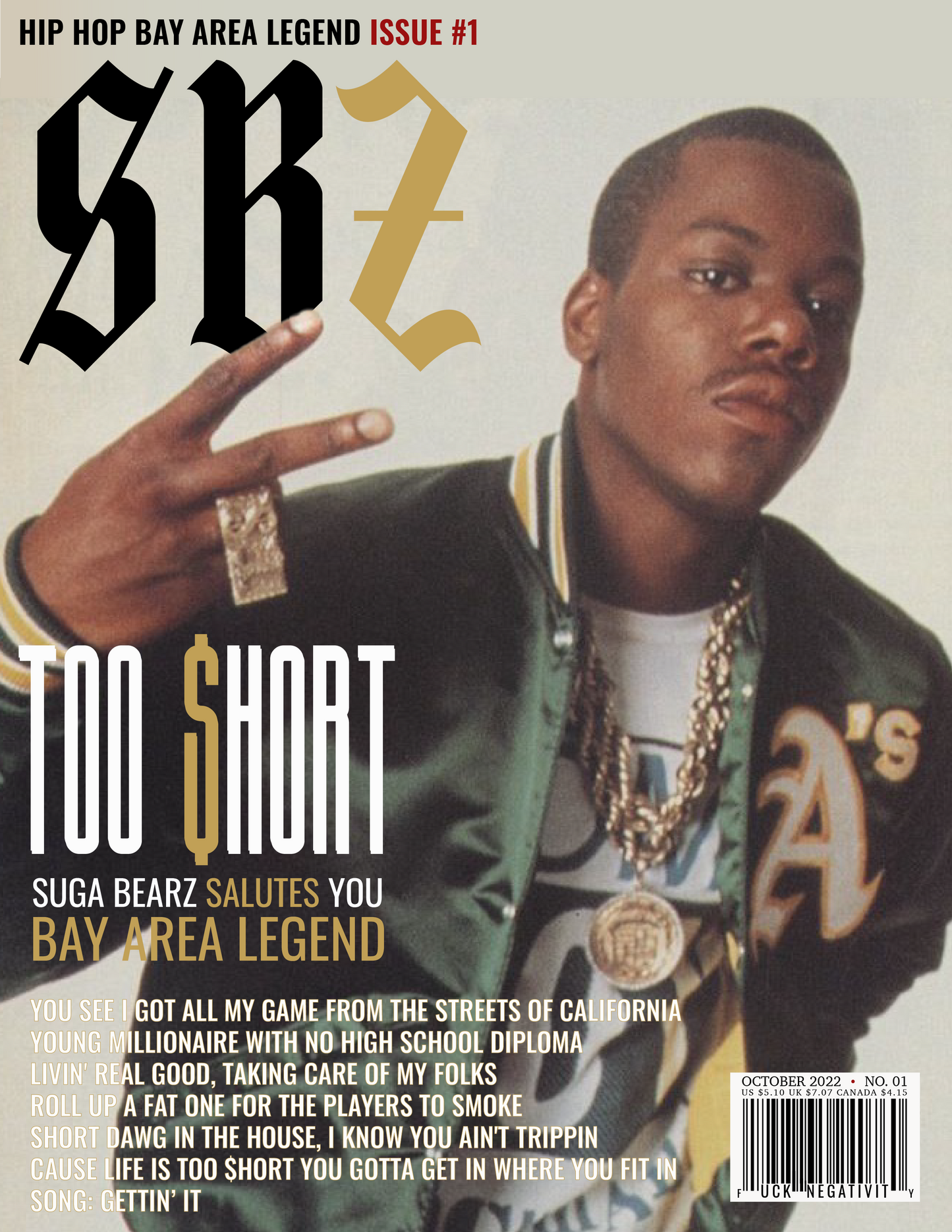 Too Short SBZ Tribute Magazine Tee