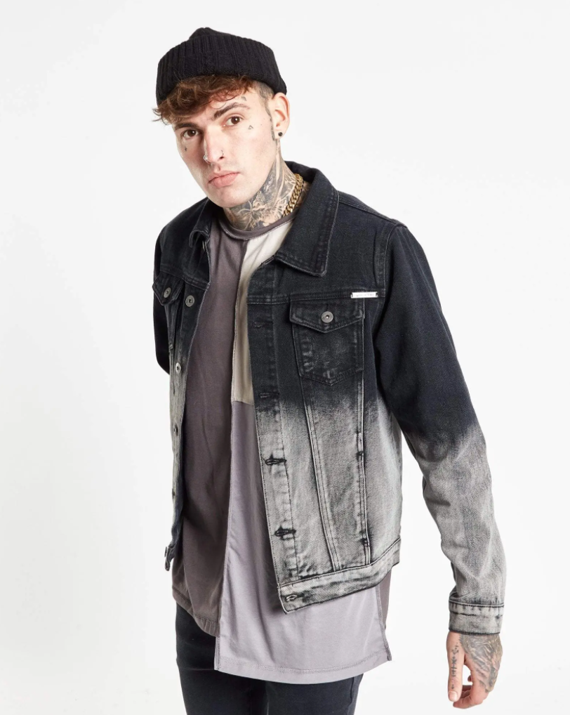 Doberman "Try Me" Hustlerz Jean Jacket