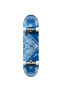 Bandana Blue-Complete Skateboard 7.75"
