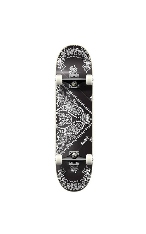 Bandana Black Yoacher - Complete Skateboard 7.75"