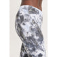 Mono B Seamless Ribbed Black and white Tie-Dye Leggings