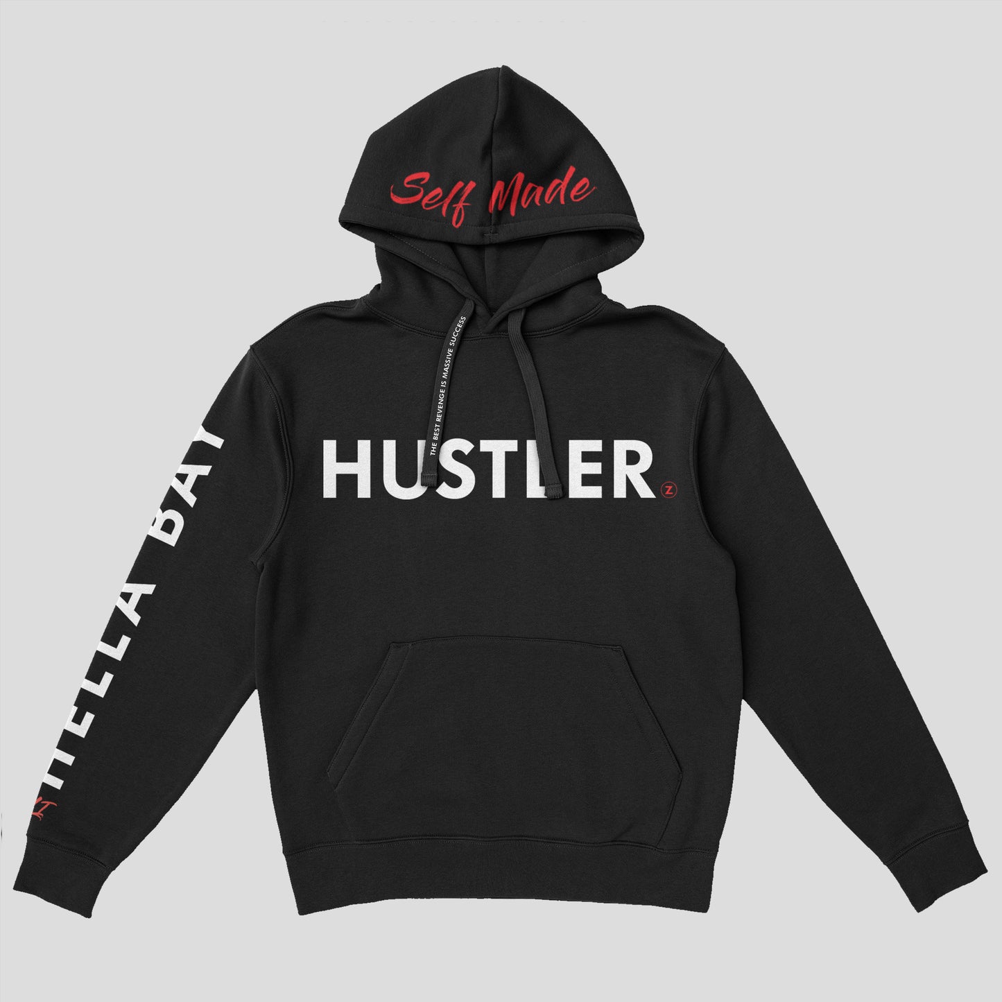 Hustlerz Hella Bay Hoodie w/ Tupac lyric