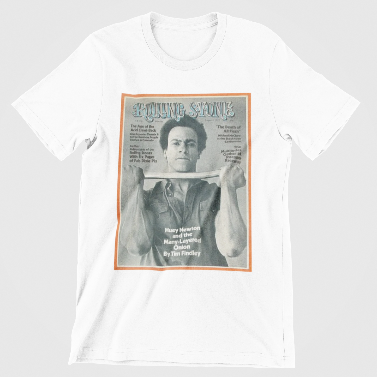 Huey Newton Rolling Stone Legend Graphic Tee Unisex