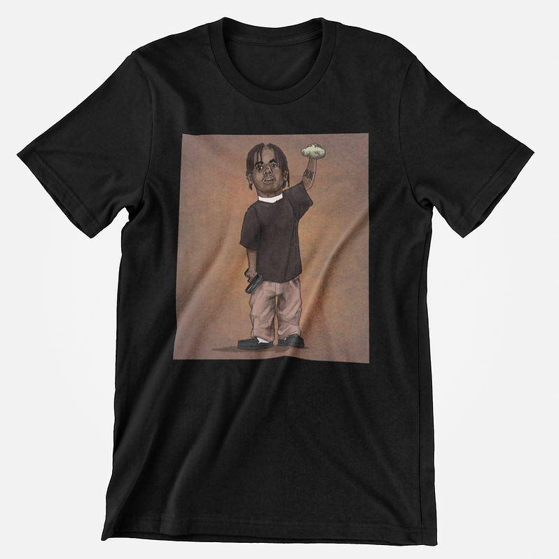Menace to Society Animated Graphic Tee