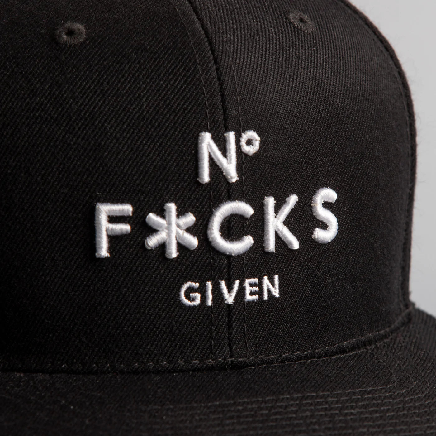 No F Given Snapback Hat