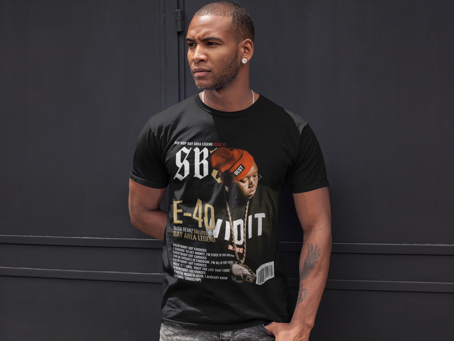 E-40 SBZ TRIBUTE MAGAZINE TEE Unisex