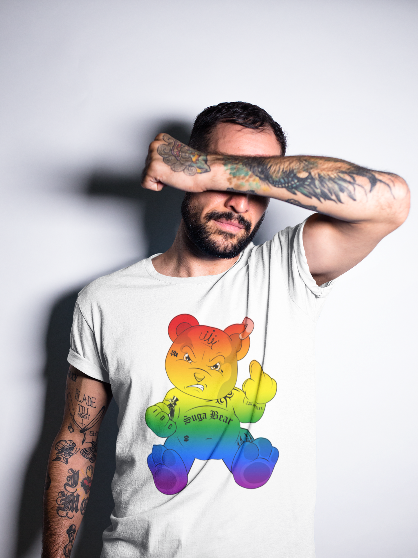 Pride Bear Rainbow Tee